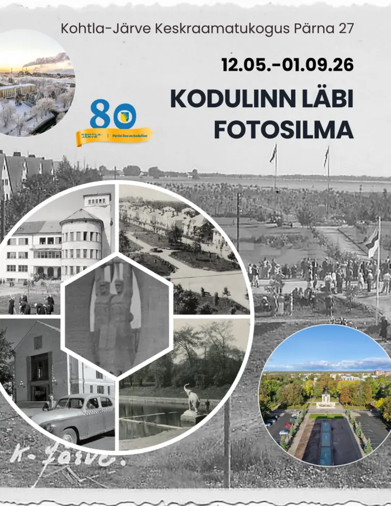 Kohtla-Järve 80 aastat fotodel: näitus kestab 1. septembrini