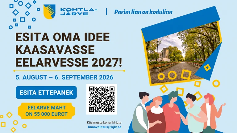 Kohtla-Järve ootab elanike ideid 55 000 euro suuruse eelarve jaoks
