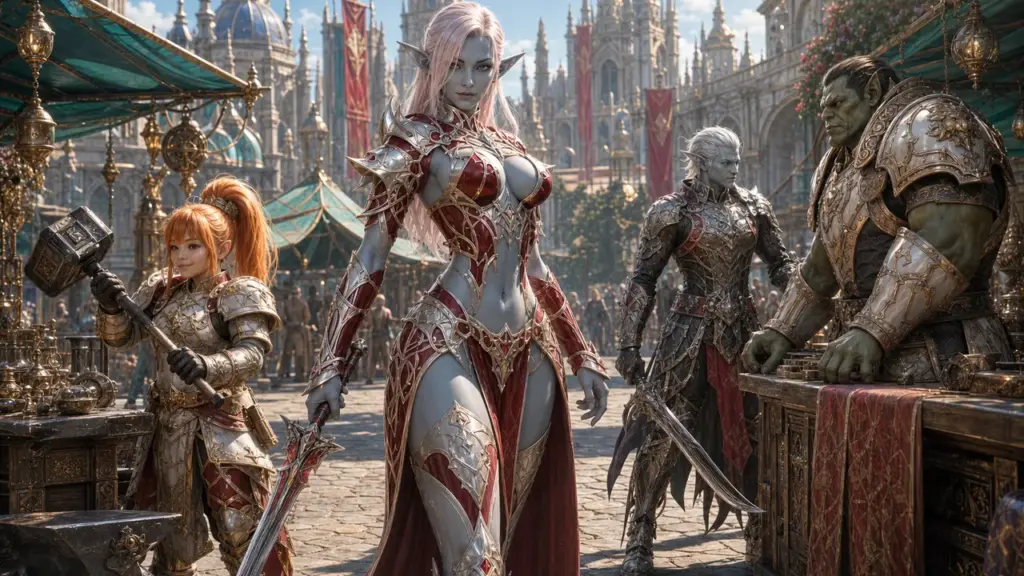 Lineage2AI AI MMORPG projekti illustratsioon 1