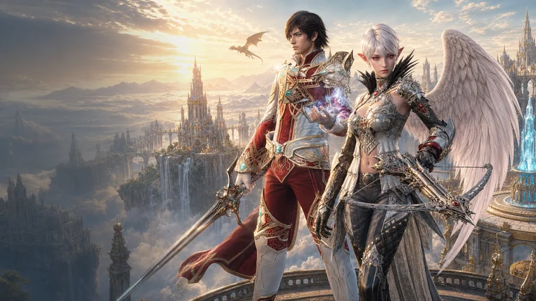 Lineage2AI AI MMORPG projekti illustratsioon 2
