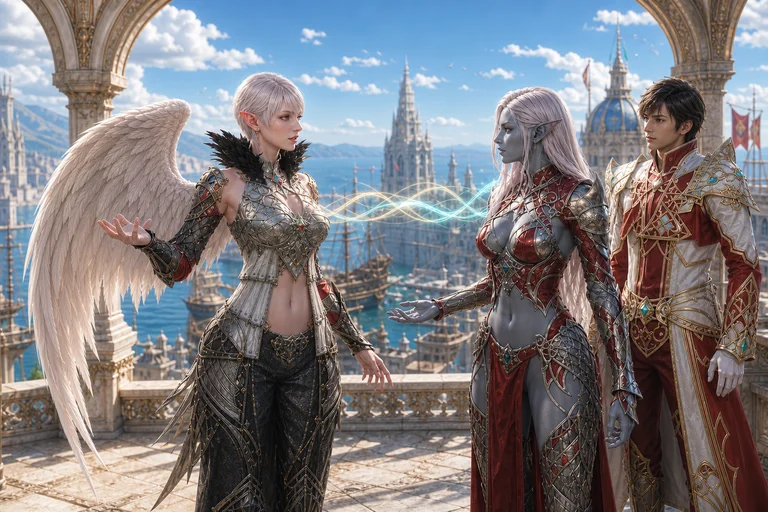 Lineage2AI AI MMORPG projekti illustratsioon 3