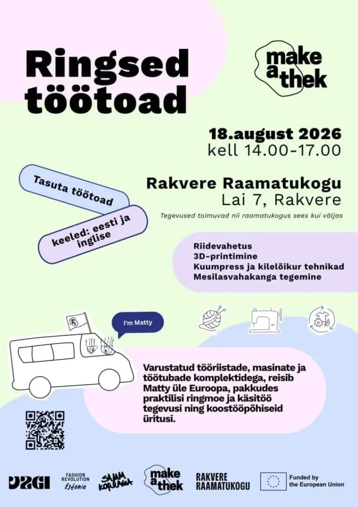 Make-a-Thek toob 18. augustil Rakverre tasuta töötoad
