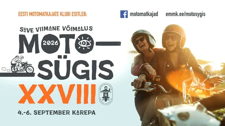 MotoSygis XXVIII Karepal: tasuta kokkutulek 4.–6. septembril