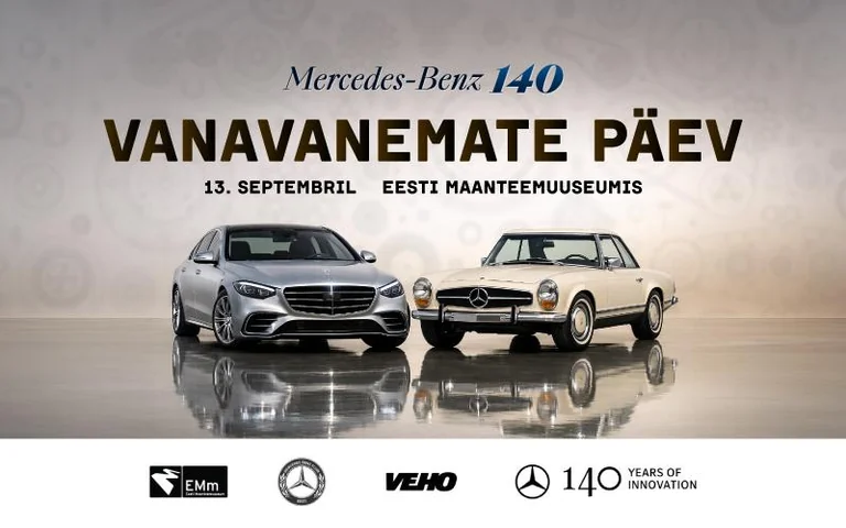 Põlvamaal saab Vanavanemate päeval näha Mercedes-Benzi paraadi